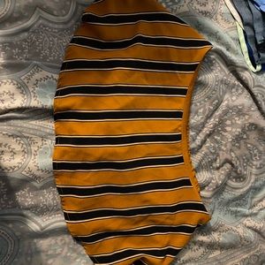 Off the shoulder crop top